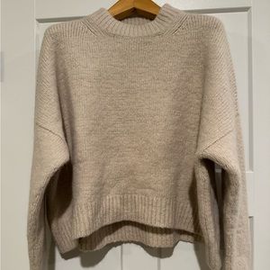 Lauren Manoogian - Natural Cream Alpaca/cotton/fine merino wool - size Large